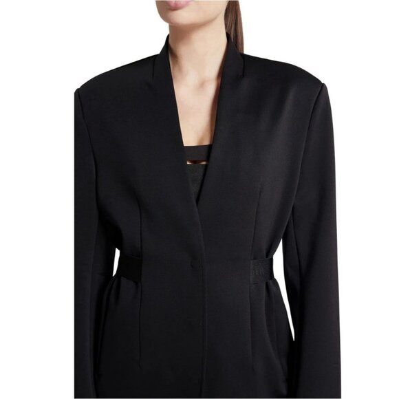 NWT Bandier Sport Logo Blazer in Black Size M - Picture 3 of 10